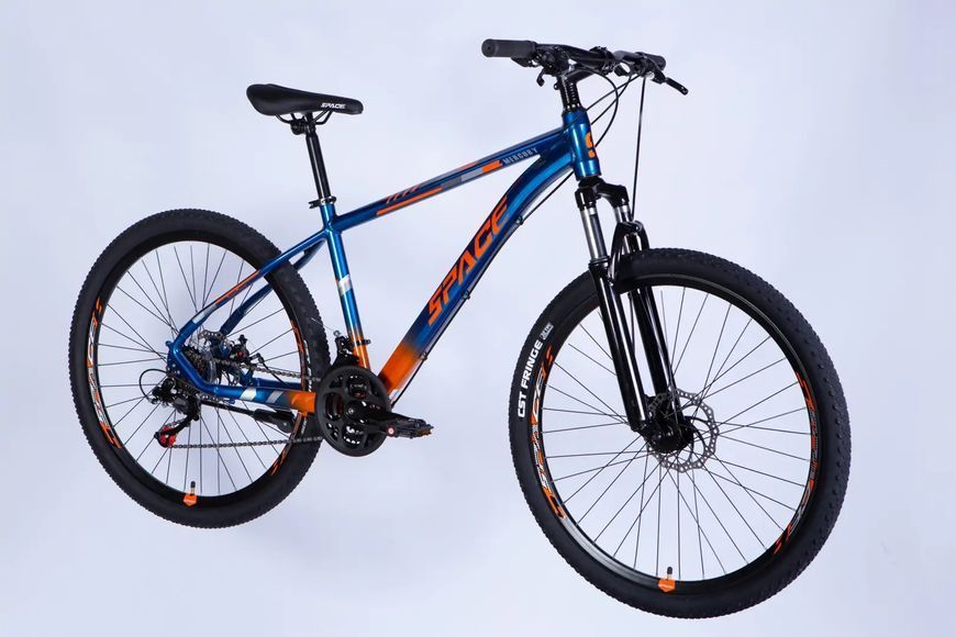 Велосипед уцінений AL 27.5" SPACE MERCURY DD FR рама-17" синьо-помаранчевий 2026 VLT-STK-SP-27.5-077 фото
