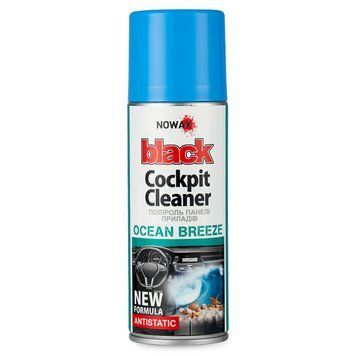 Полироль для панели приборов NOWAX Black Spray Ocean Breeze, 200мл NX00210 фото