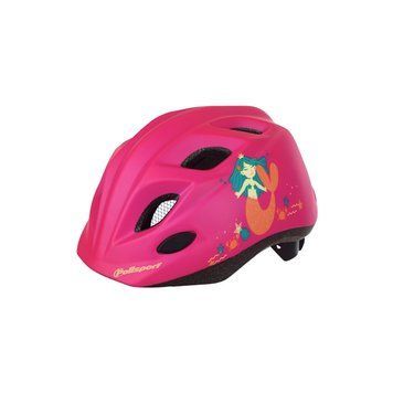 Шолом дитячий POLISPORT Kids XS Premium (48-52 см) LED (блимавка) Русалка In-Mold 8740800016 фото