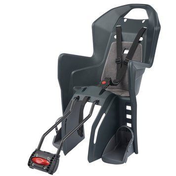 Дитяче крісло заднє POLISPORT Koolah FF 29" на підсідельну трубу, 26"-29", 9-22 кг, темно-сіре VLPR-8631400021 фото