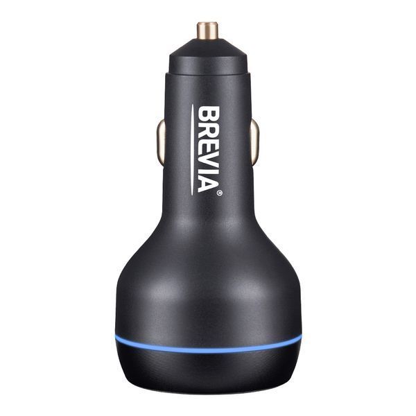 Автомобільний зарядний пристрій Brevia ePower TriPower PRO 130W 2xUSB-C+1xUSB-A, 46130DCUB 46130DCUB фото