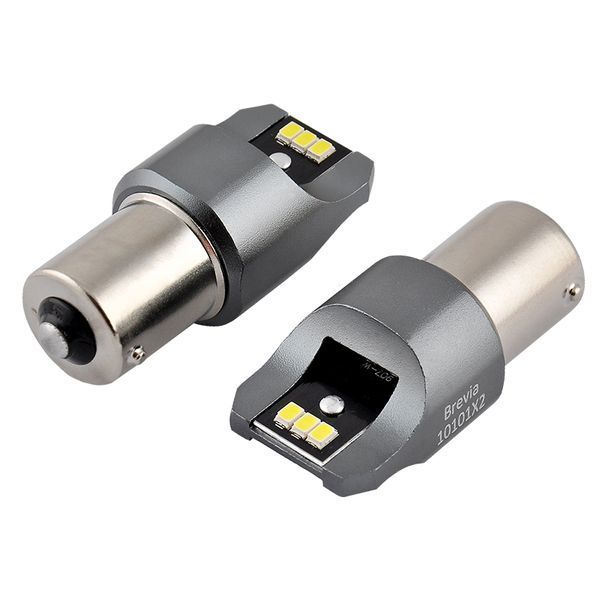 LED автолампа Brevia Power P21W 330Lm 6x3020SMD 12/24V CANbus, 2шт 10101X2 фото