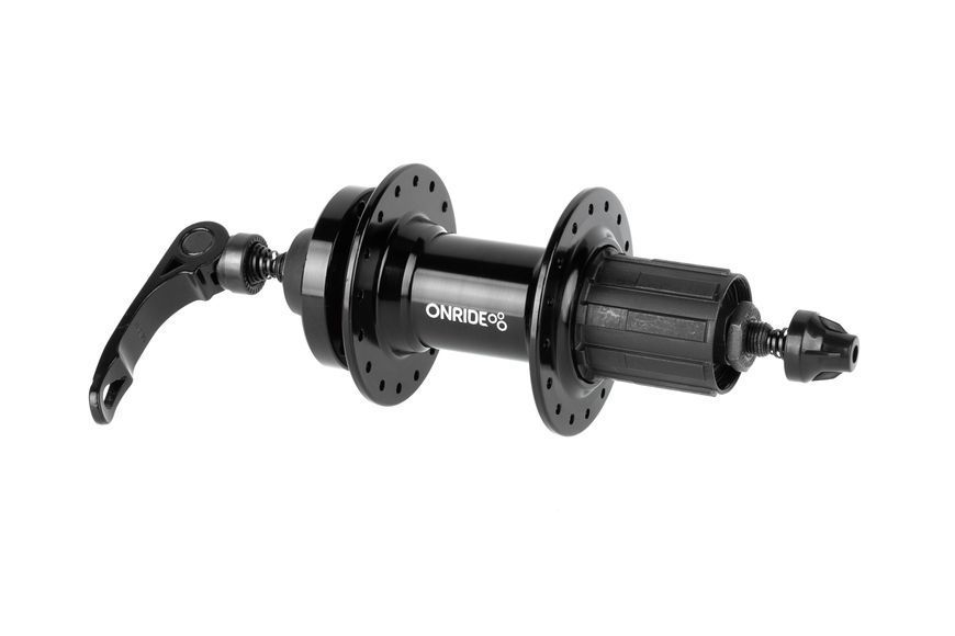 Втулка задня ONRIDE Hub 20R, під касету, HG, 32 отвори, disc, кульки, 135 QR, чорна VLPR-2526116104016 фото