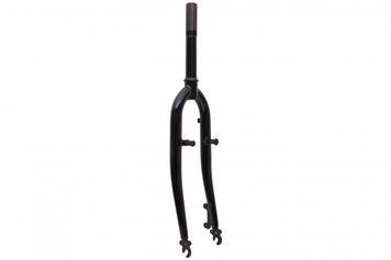 Вилка 26" Жорстка Сталь 1-1/8 rod-190 різьб. disc/v-br чорний VLT-FRK-26-B18 фото