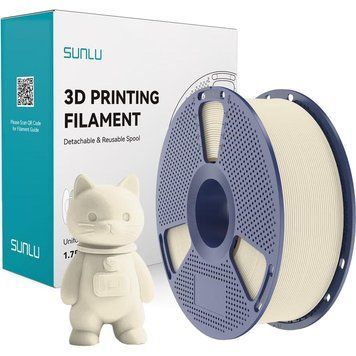 Пластик для 3D-друку (філамент) SUNLU PLA Matte Bone White 1,75 мм 1 кг SUNLU-00012815 фото