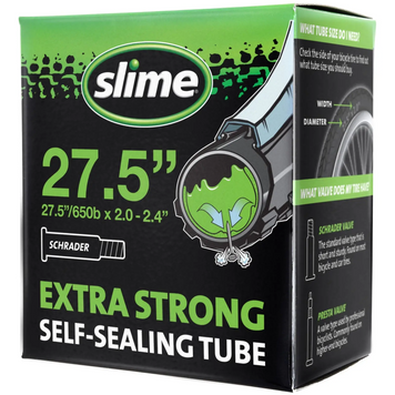 Камера антипрокольна з герметиком Slime 27.5" x 2.0 - 2.4" AV 30077 фото