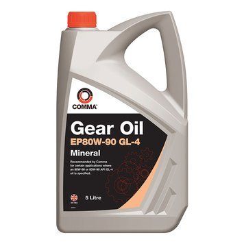 Трассмиссионное масло Comma GEAR OIL EP80/90 GL4 5л GO45L фото