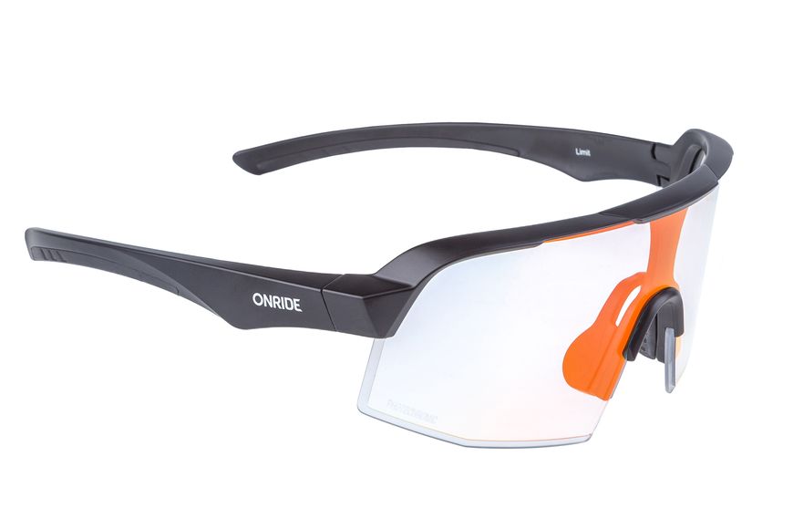 Окуляры ONRIDE Limit матово черные с линзами Photochromic Revo Red (78-17%) 6936116100517 фото