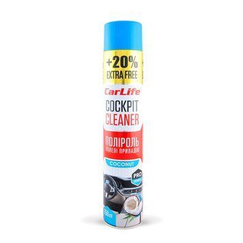 Полироль для панели приборов CarLife Cockpit Cleaner Кокос, 750мл CF758 фото