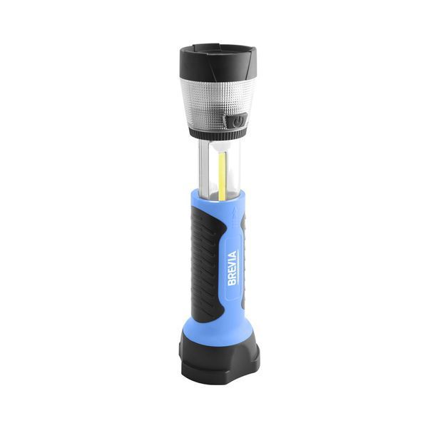 Фонарь LED инспекционный телескопический Brevia 3W COB+1W LED+8LED 300lm 2000mAh, адаптер AC 220 11330 фото
