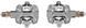 Педали Look X-TRACK POWER DUAL алюминий, ось chromoly 9/16", серебристые VLP-PED-92-56 фото 2