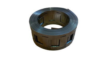Стрічка нікельована подвійна 0.15х30.5х22.5mm 10m 21700 MATE-00009304 фото