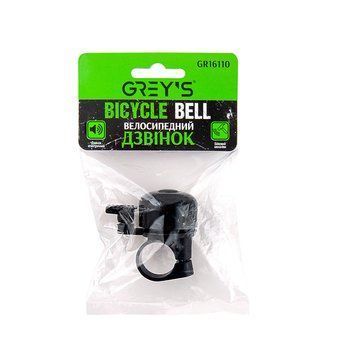 Велосипедний дзвоник механічний Grey's GR16110 GR16110 фото
