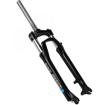 Вилка 26" б/різб. 1-1/8" AL AM hydraulic lock out шток-260мм ход-100мм під диск.торм. SUNTOUR XCM30-HLO-DS чорний VLT-FRK-26-B19 фото