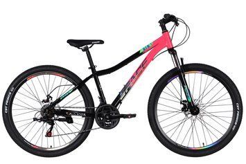 Велосипед ST 27.5" SPACE AURORA DD FR рама-15" рожево-чорний 2026 VLT-OPS-SP-27.5-091 фото