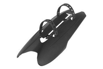 Крило переднє POLISPORT Mudflap XL (розмір: 330х127 мм) на нижню трубу MTB чорний VLPR-8627700004 фото