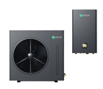 Тепловий насос повітря-вода 13kW Perfect Solar 220~240V 50Hz Split R32 холодоагент, з WIFI, DC Інвертор, темно-сірий ACHP-00010206 фото