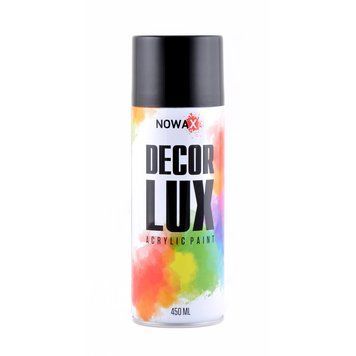 Акриловая спрей-краска NOWAX DecorLux, 450 мл, темно-синий, (DEEP BLUE/RAL5010) NX48034/NX65034 фото