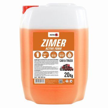Піна активна для безконтактної мийки NOWAX ZIMER ACTIVE FOAM NX20118 суперконцентрат, 20 кг + каністра NX20118 фото
