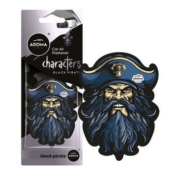Ароматизатор Aroma Car Cellulose Characters - Black Pirat сухий, 12047 12047 фото