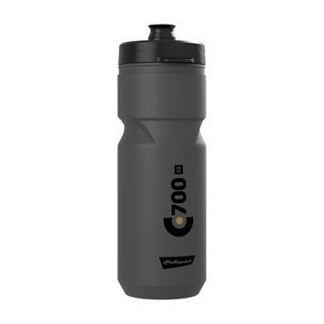 Фляга POLISPORT C700 700мл Clip-On сірий/чорний VLPR-8644900016 фото