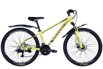 Велосипед AL 26" Discovery BASTION DD CS рама-13" жовтий 2025 VLT-OPS-DIS-26-618 фото