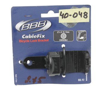 Кріплення для замка, BBB (CableFix BBL-92) (&Oslash; 6-12mm) на хомут, ексцентрик труби сідла WVL-040-194 фото