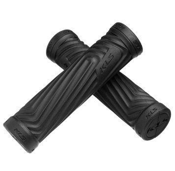 Грипсы велосипедные ручки руля KLS Advancer 17 2Density Black 6936116100809 фото
