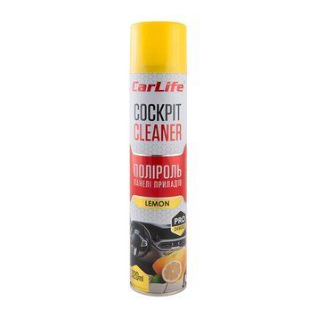 Полироль для панели приборов CarLife Cockpit Cleaner Лимон, 320мл CF322 фото