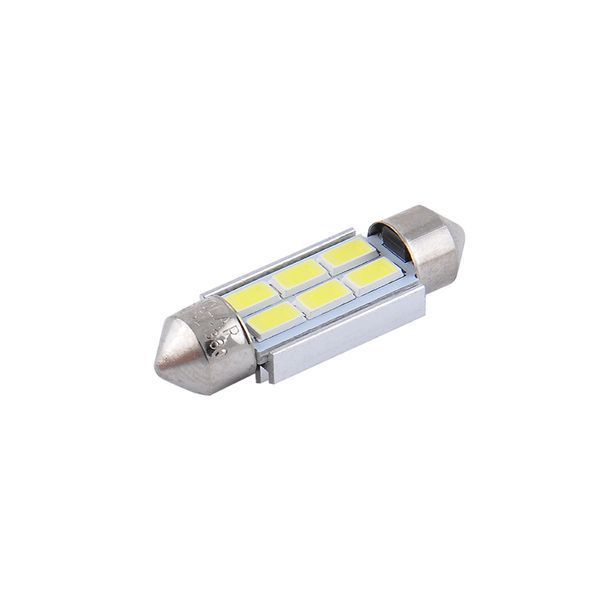 LED автолампа SOLAR 12V SV8.5 T11x36 6SMD white, 2шт SL1360 фото