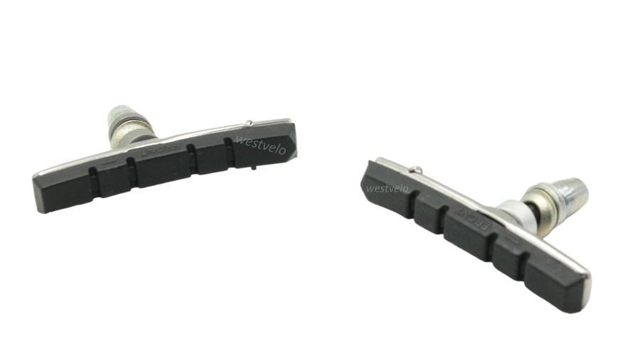 Колодки гальмівні V-brake JANUS зміщений центр, картриджні WVL-026-008 фото