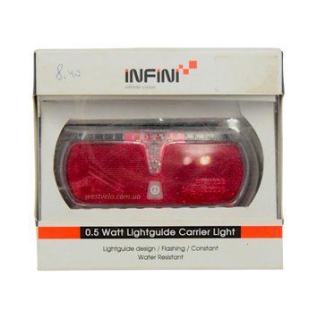 Мигалка на батарейках зад. на багажник INFINI 1-501 R2 0 5W LED, 3 режима WVL-115-040 фото