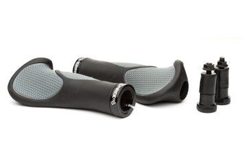 Гріпси ONRIDE HornGrip10, ергономічні з ріжками, два замки, 140 мм, чорний/сірий VLPR-69061900046 фото