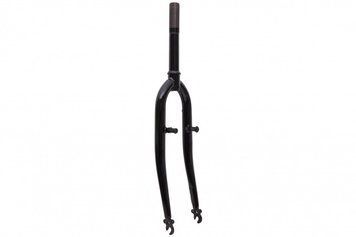 Вилка 26" Жорстка Сталь 1-1/8 rod-190 різьб. v-br чорний VLT-FRK-26-C88 фото