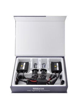 Комплект ксенона Brevia Н4 bi-xenon 6000К + Super Slim Ballast 15462 фото