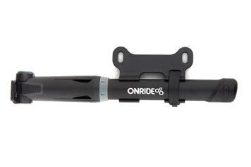 Насос компактний ONRIDE Sharp пластиковий зі шлангом, 22,5 см, макс.тиск 120PSI голівка під FV/AV VLPR-69311100034 фото