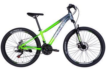 Велосипед ST 26" SPACE MARS DD FR рама-13" зелено-сріблястий 2026 VLT-OPS-SP-26-076 фото