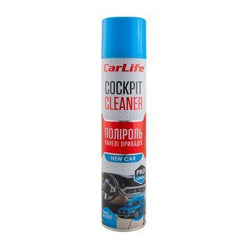 Полироль для панели приборов CarLife Cockpit Cleaner Новая машина, 320мл CF325 фото