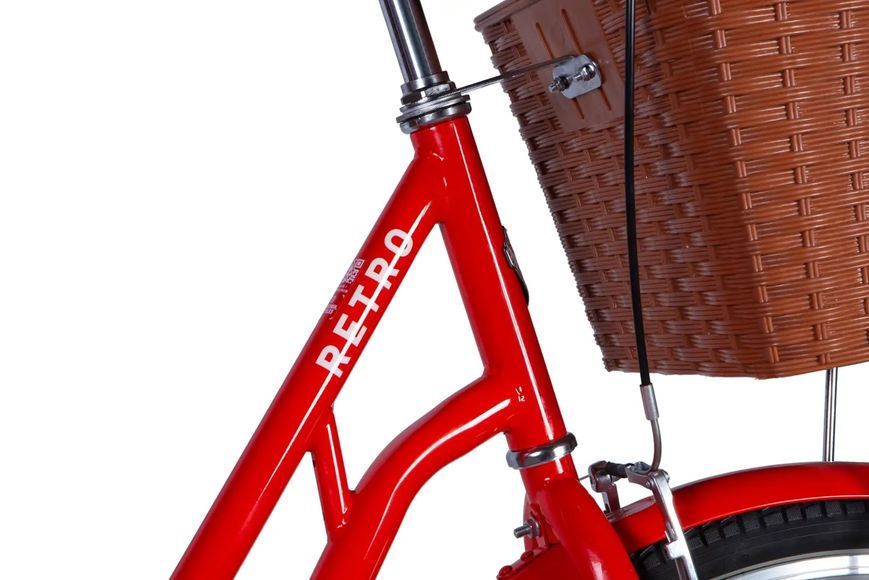 Велосипед уцінений ST 28" Dorozhnik RETRO Velosteel рама-19" помаранчевий 2026 STK-D-28-702 фото