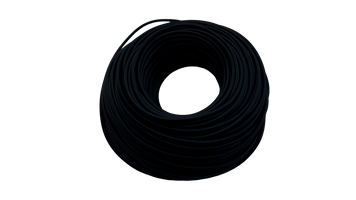 Провід силіконовий 30AWG 6C чорний 20m MATE-00008859 фото