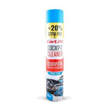 Полироль для панели приборов CarLife Cockpit Cleaner Новая машина, 750мл CF755 фото