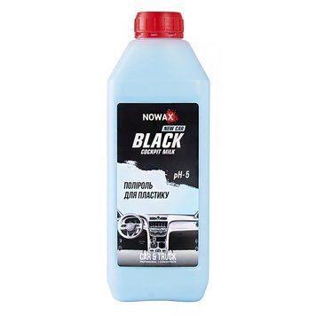 Поліроль-молочко для пластику NOWAX BLACK NX01125 концентрат, 1 л NX01125 фото