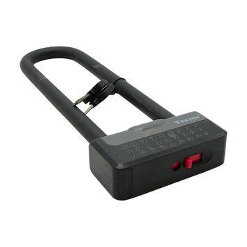 Замок на ключ скоба, сталева, TONYON TY339D 100x290 (50х230)мм, товщина скоби 13мм, чорно-сірий WVL-040-142 фото