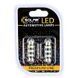 LED автолампа SOLAR 12V SV8.5 T11x39 9SMD white, 2шт SL1363 фото 1