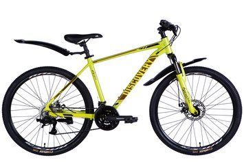 Велосипед AL 26" Discovery BASTION DD CS рама-18" жовтий 2025 VLT-OPS-DIS-26-622 фото