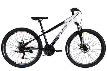 Велосипед ST 26" SPACE MARS DD FR рама-13" чорний з білим 2026 VLT-OPS-SP-26-078 фото