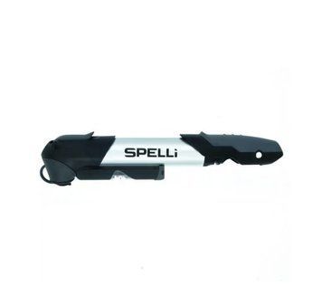 Велосипедный насос Spelli SPM-1961A Silver с манометром AV/FV серый TMP-RB-HB-6936116100763 фото