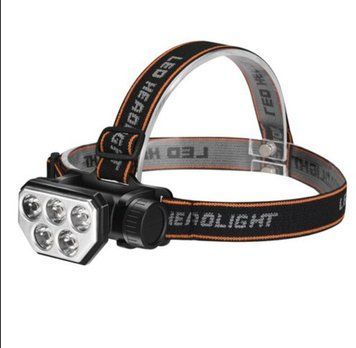 Ліхтар налобний SQ-815-2-3LM+2LED(blue) вбудований акумулятор, заряджання через micro USB LGT-24 фото