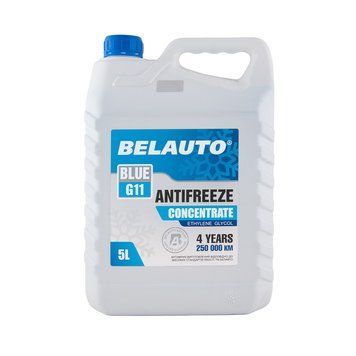 Антифриз BELAUTO BLUE G11 концентрат, синій 5л AF1250 фото