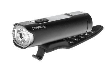 Велосипедна фара ONRIDE Rouse 20 (500 lm, 2400 mAh, Type-C), Power Bank, диспл. інд. заряду, алюм. VLPR-6931620283 фото